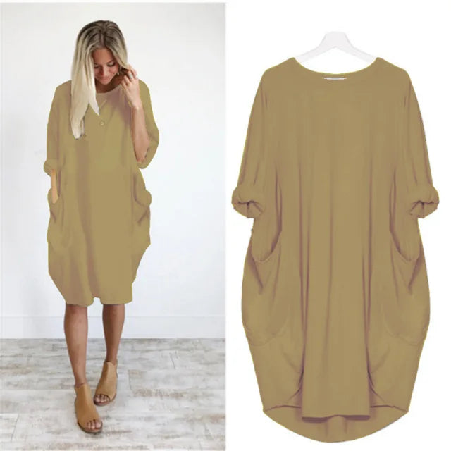 Axelle™ - Comfortabele jurk met zakken