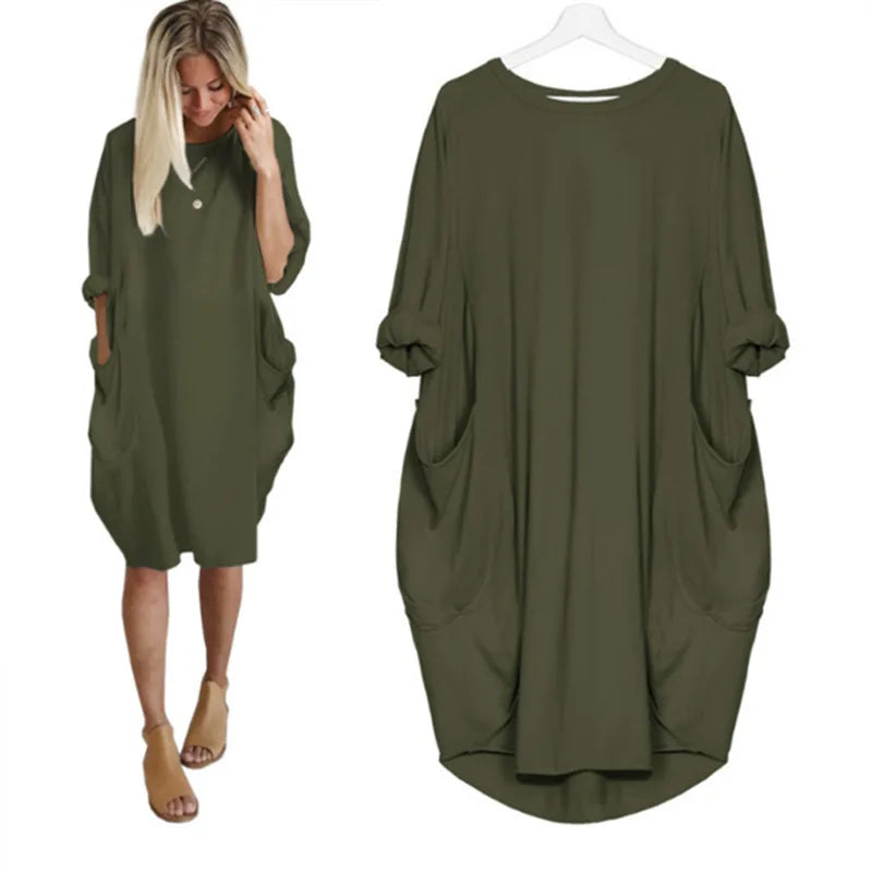 Axelle™ - Comfortabele jurk met zakken