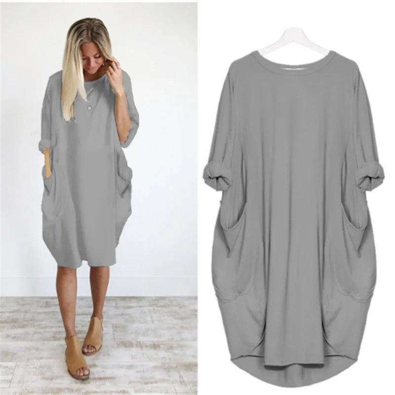Axelle™ - Comfortabele jurk met zakken