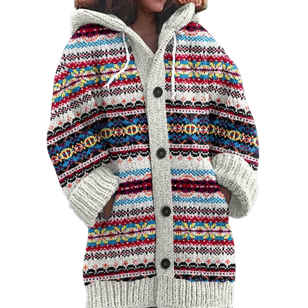 Angeline - Warme gebreide jas