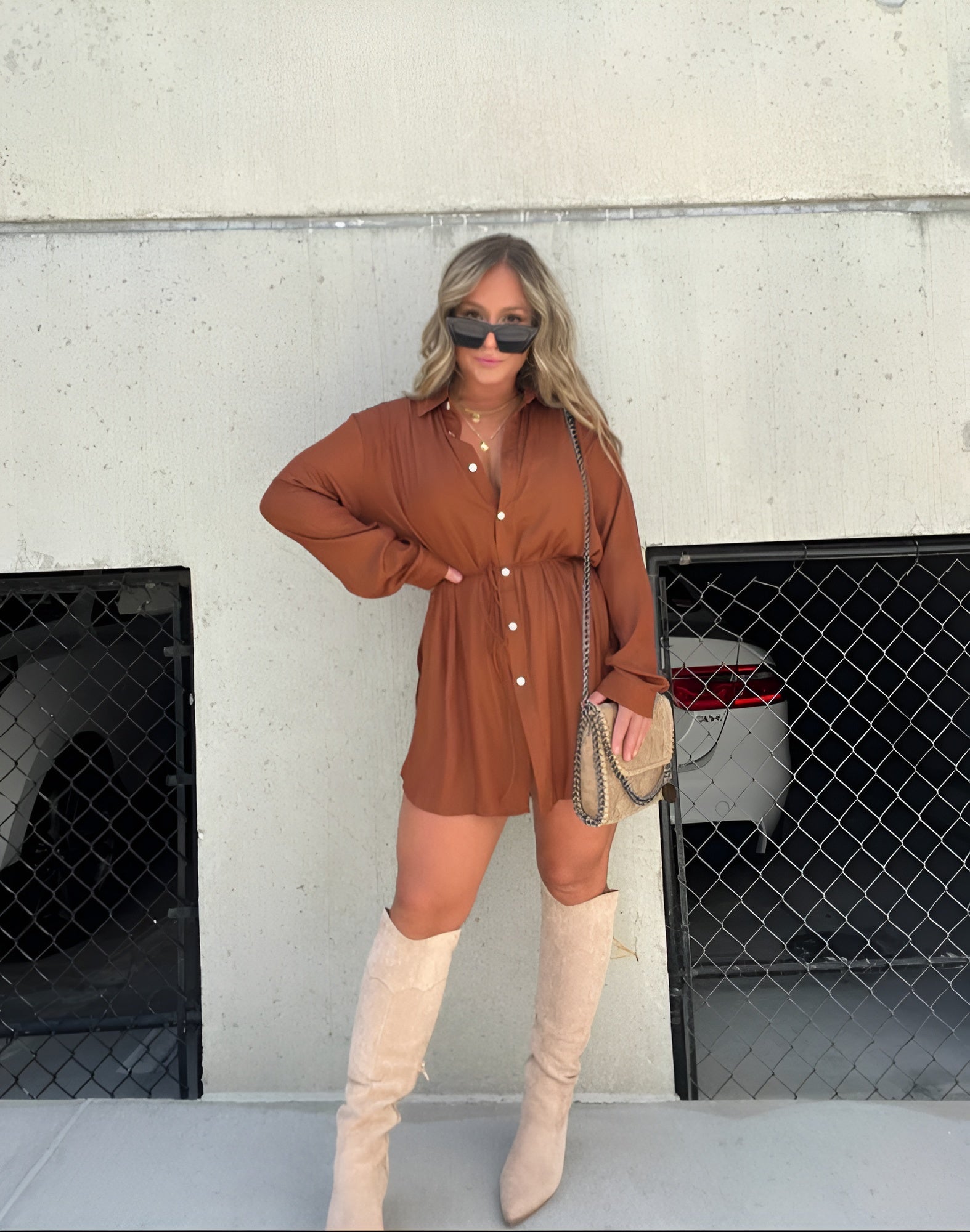Demi - Satijnen korte jumpsuit