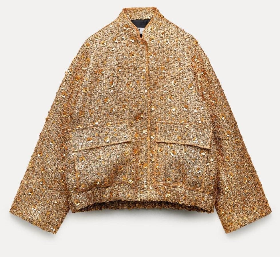 Sammie - Gouden Sequin Jacket