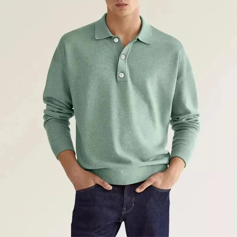 Luca - Poloshirt met lange mouwen