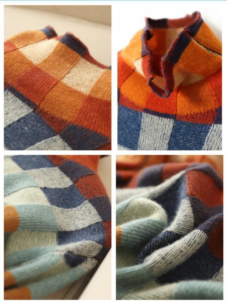 Hodierna™ - Vrouwen Wintertrui met Geometrisch Motief