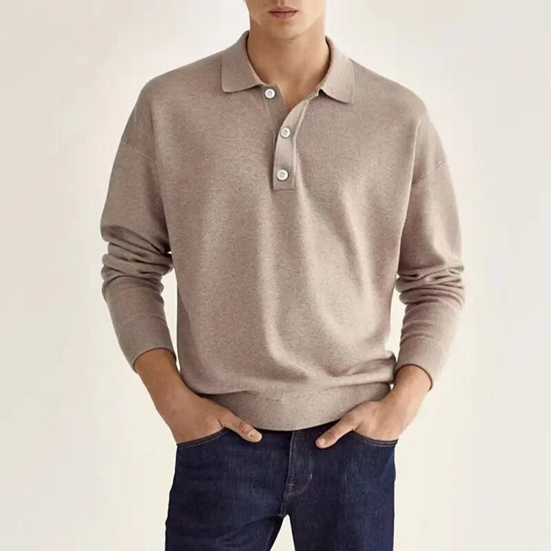 Luca - Poloshirt met lange mouwen