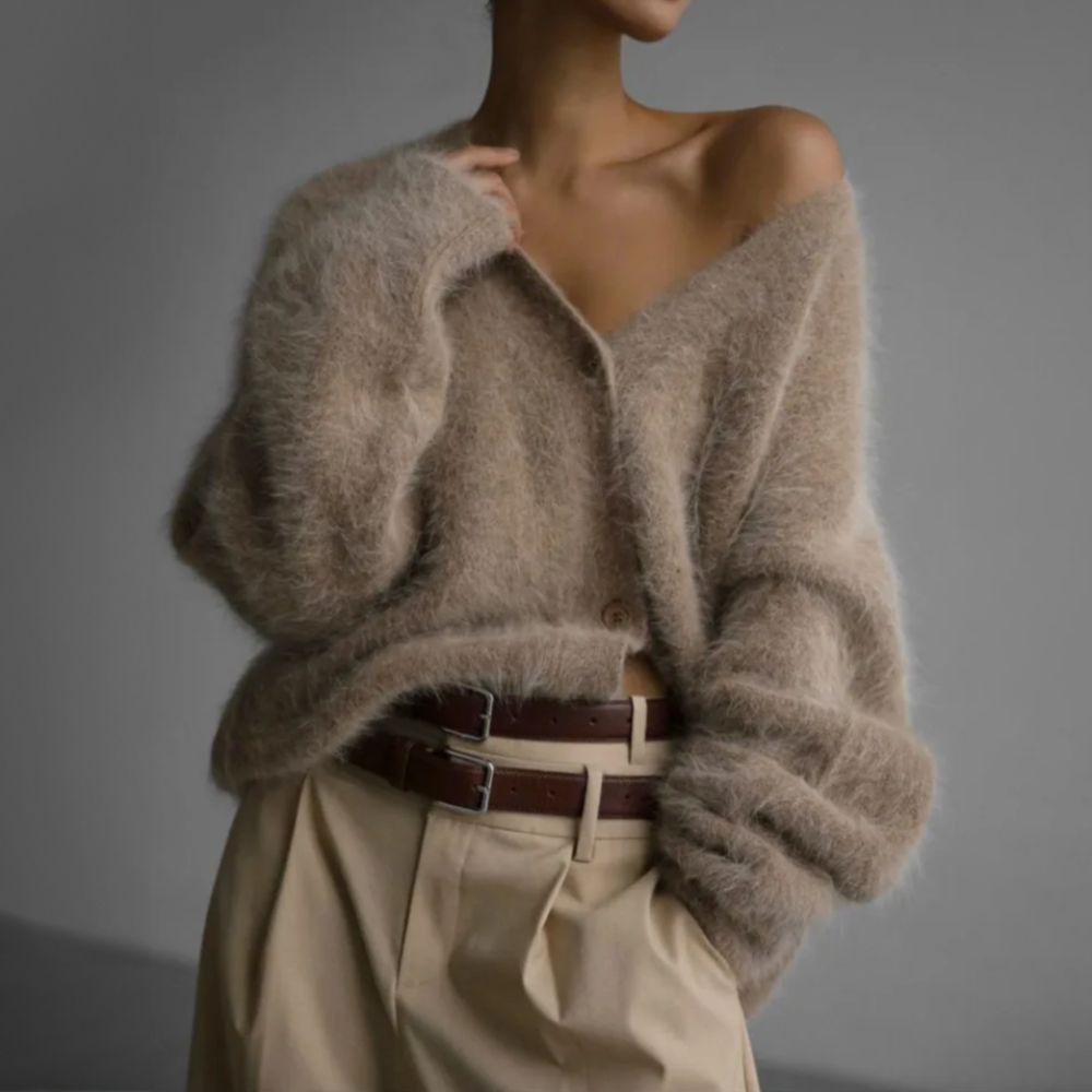 Jolien - Chique comfortabel kasjmier vest