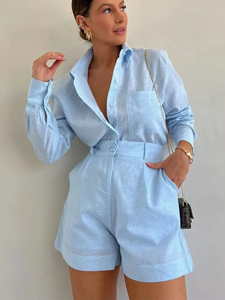 Melanie - Two Piece Linnen Set