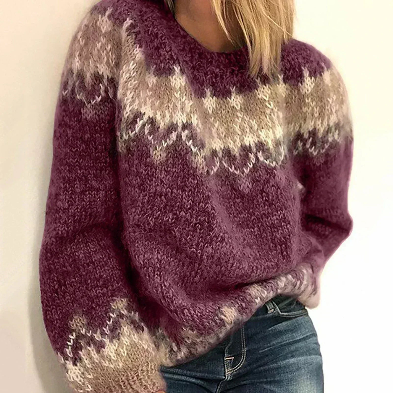 Char™ - Warme en Elegante Mohair Wol Trui