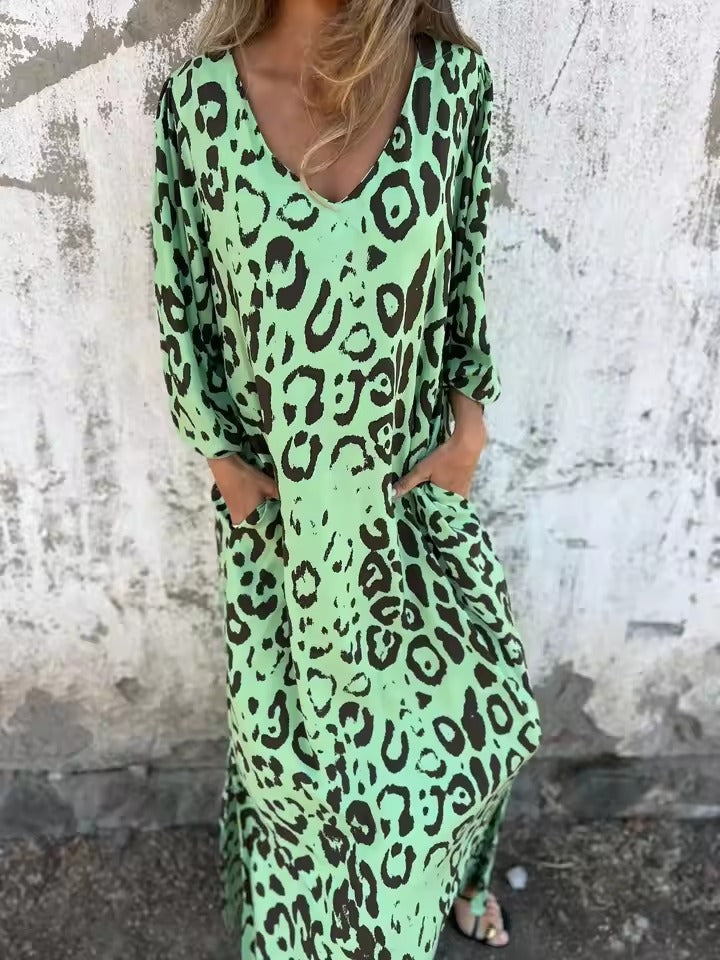 Gisela™ - Luchtige zomerjurk met luipaardprint