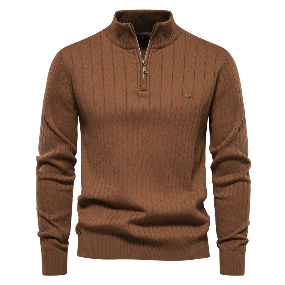 Aloïs™ - Wintertrui voor heren met ritskraag en optimale warmte