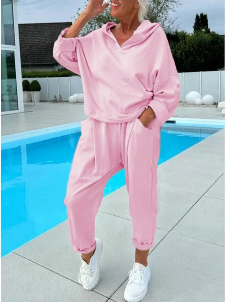 Adrienne™ - Comfort Tweedelig Set Hoodie & Harembroek