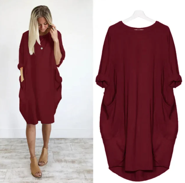 Axelle™ - Comfortabele jurk met zakken