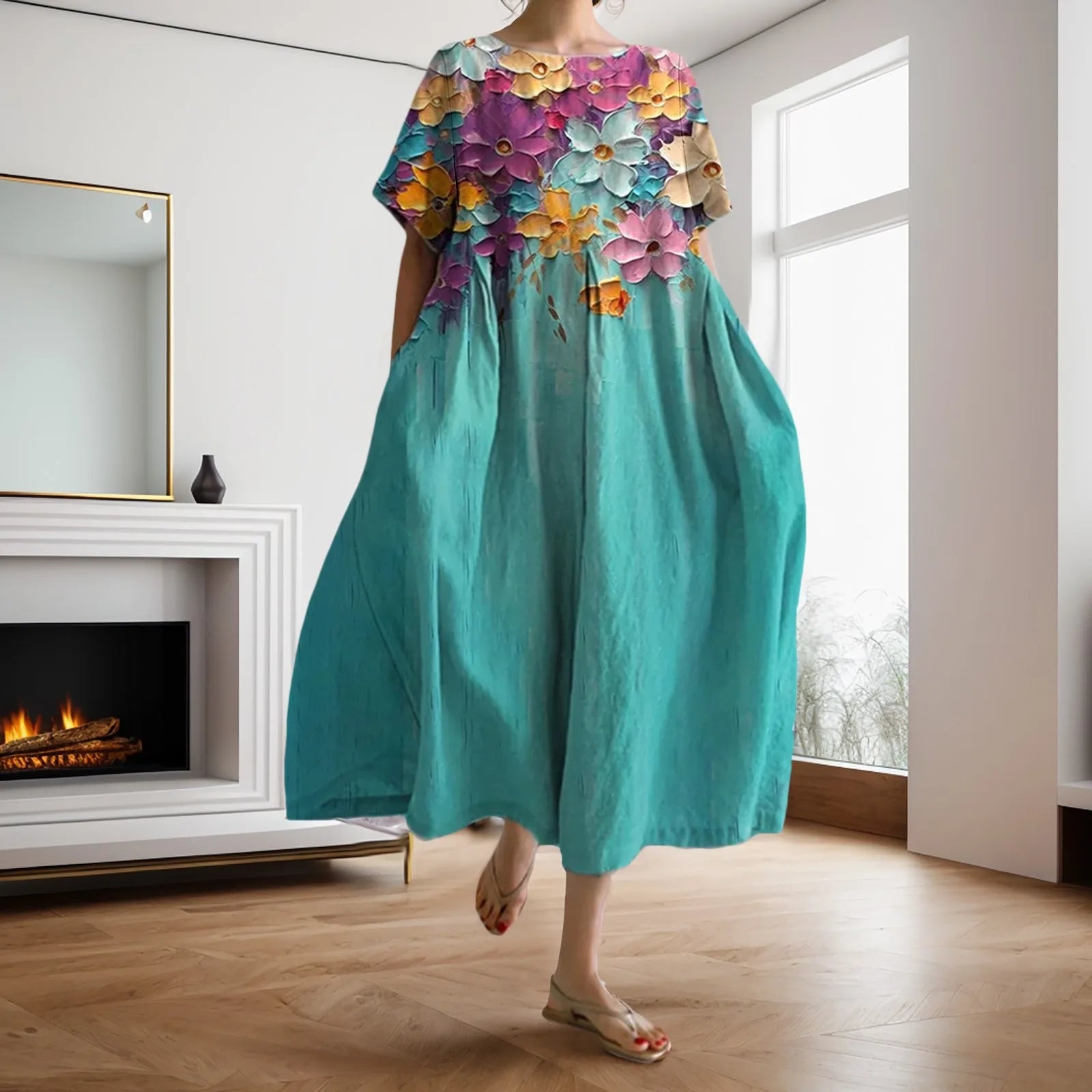 Dahlia™ - Zomerjurk voor dames – Stijlvol, luchtig & onmisbaar deze zomer
