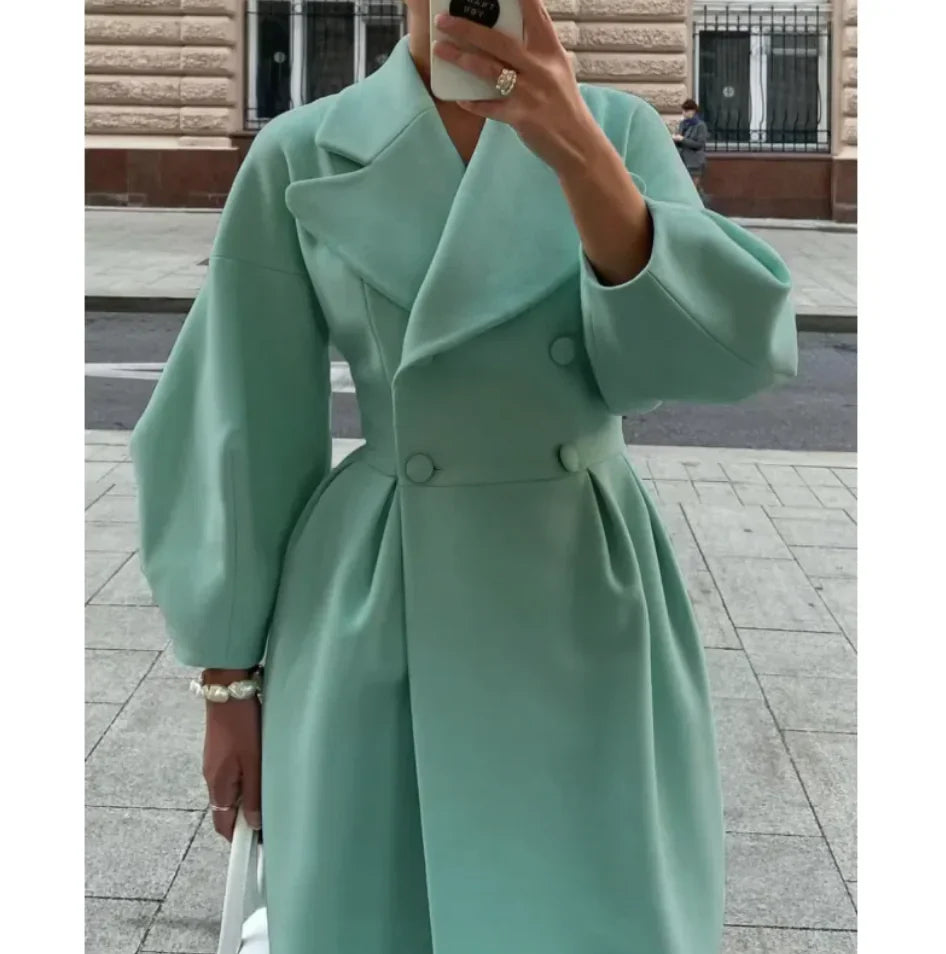 Joëlle™ - Lange Mantel met unieke mouwen