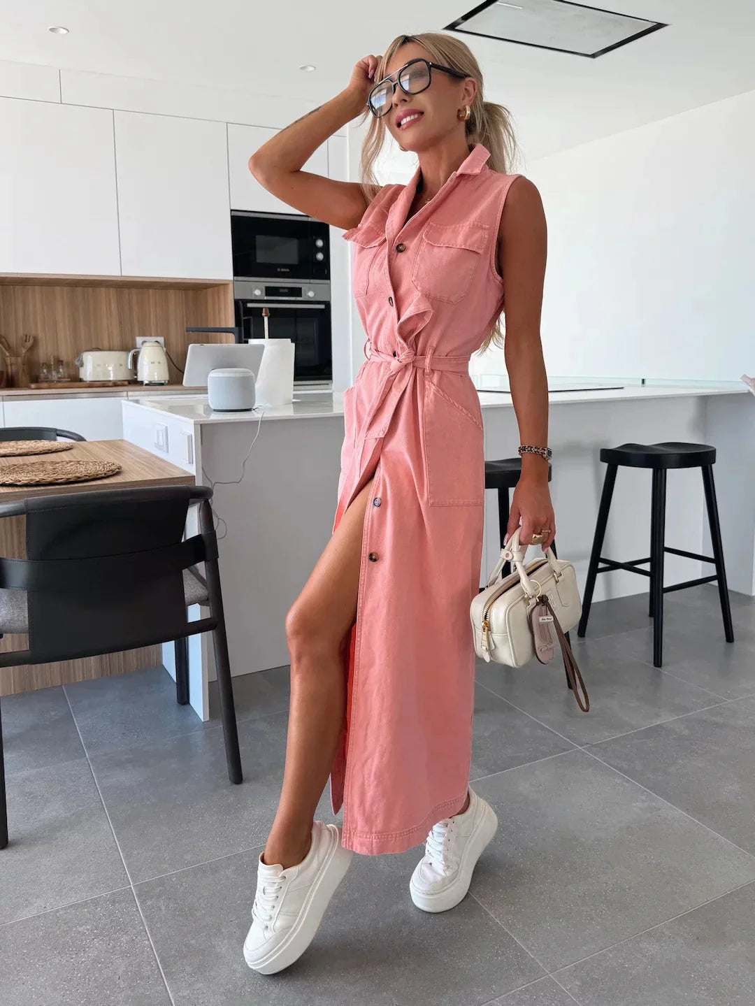 Diane - Maxi Denim Jurk