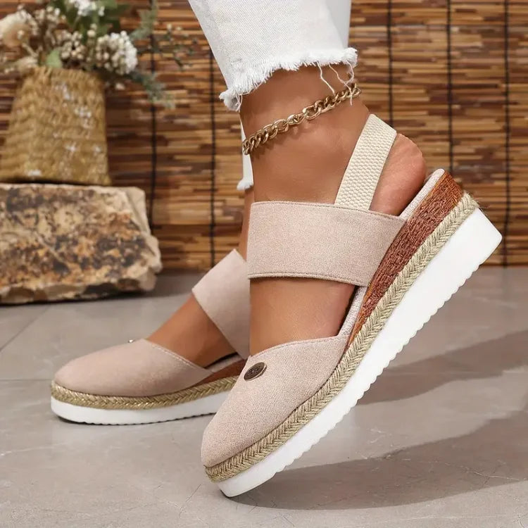 Lioraelle™ - Orthopedische sandalen met platform, geventileerd en casual