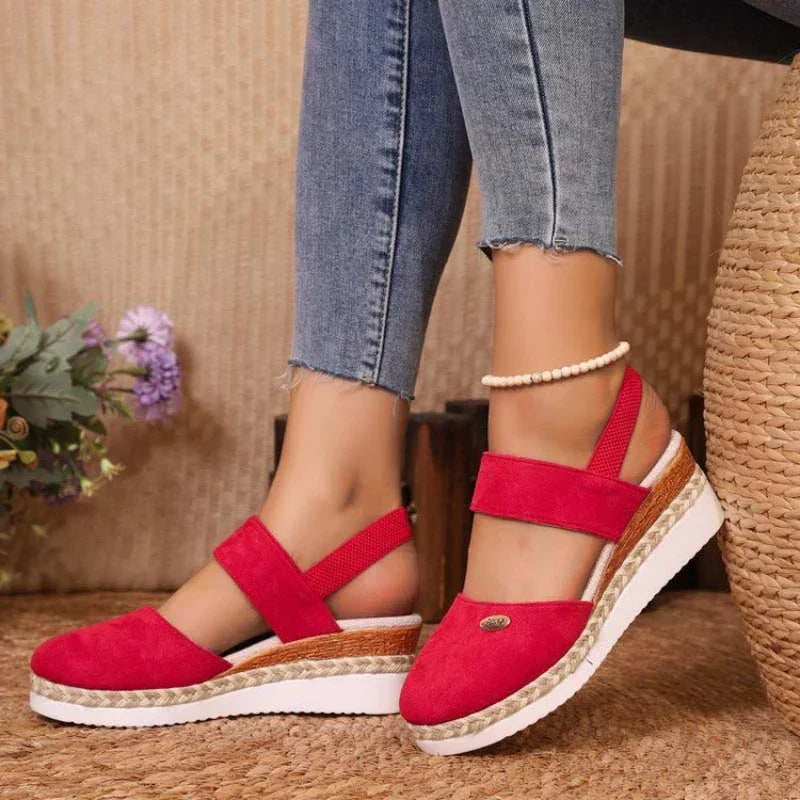 Lioraelle™ - Orthopedische sandalen met platform, geventileerd en casual