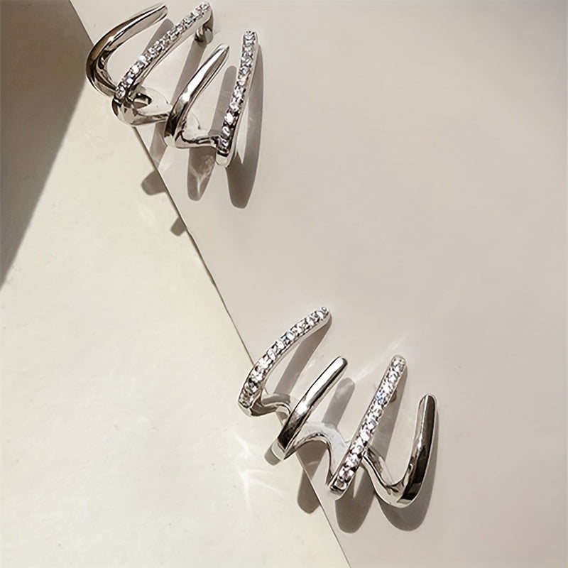 Miana - Zirconia Claw Oorbellen