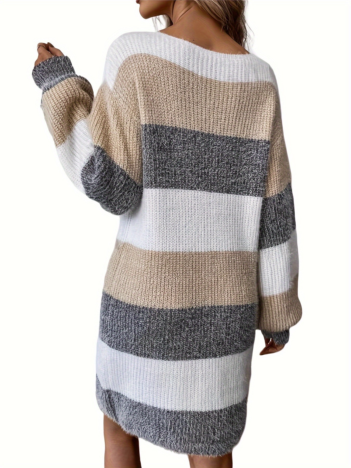 Lucile - Elegante en comfortabele gestreepte jurk