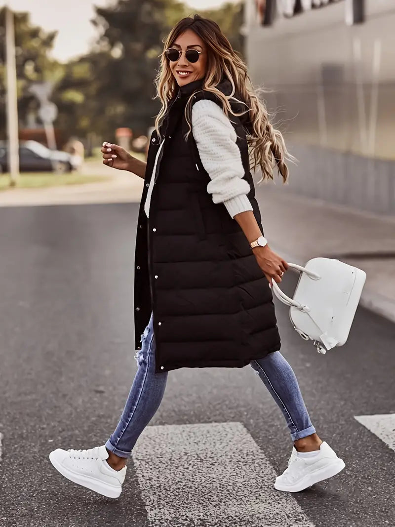 Dilara - Warme en Comfortabele lange bodywarmer
