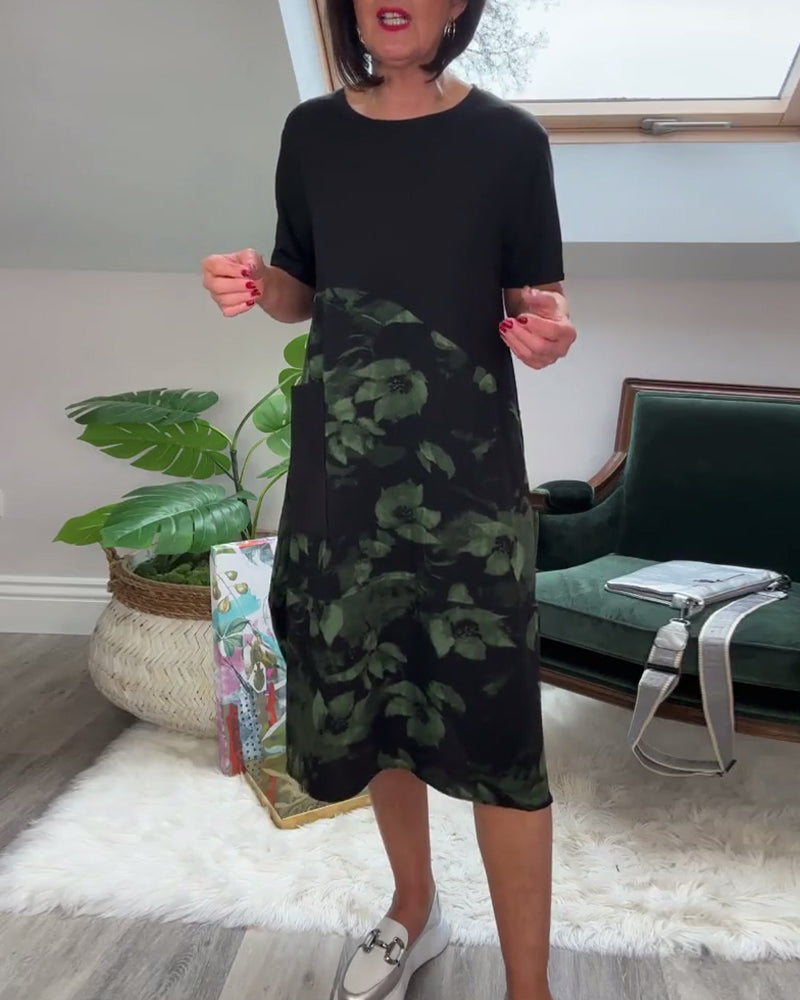 Fien™ - Casual jurk met bloemenprint
