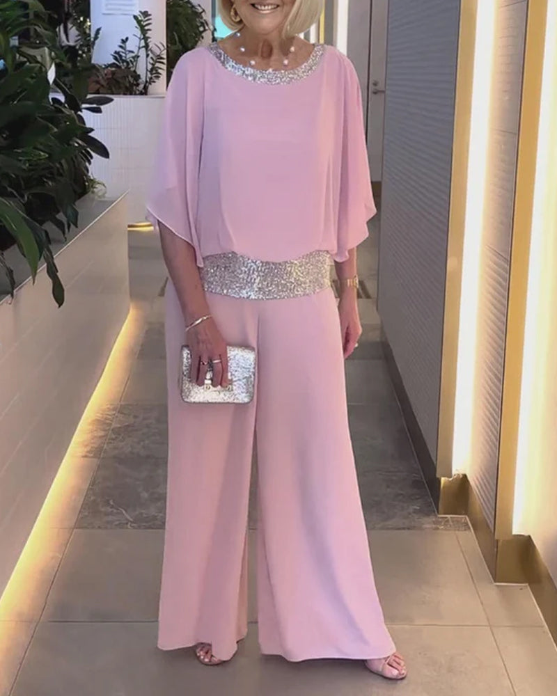 Joie™ - Elegante en moderne set met roze pailletten voor dames