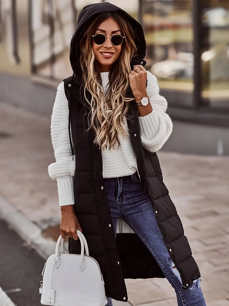 Dilara - Warme en Comfortabele lange bodywarmer