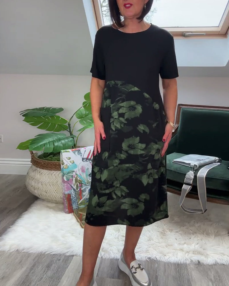 Fien™ - Casual jurk met bloemenprint