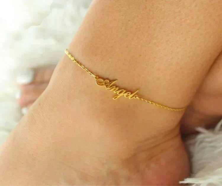 Personalized Charm Anklet