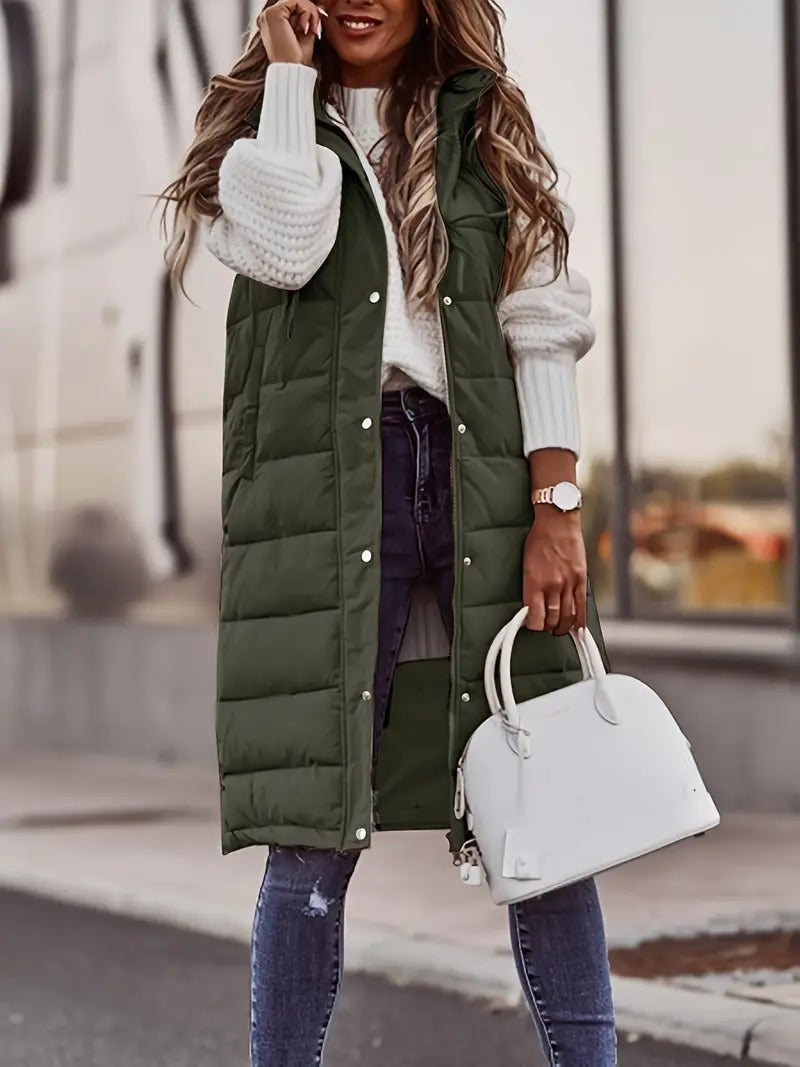 Dilara - Warme en Comfortabele lange bodywarmer
