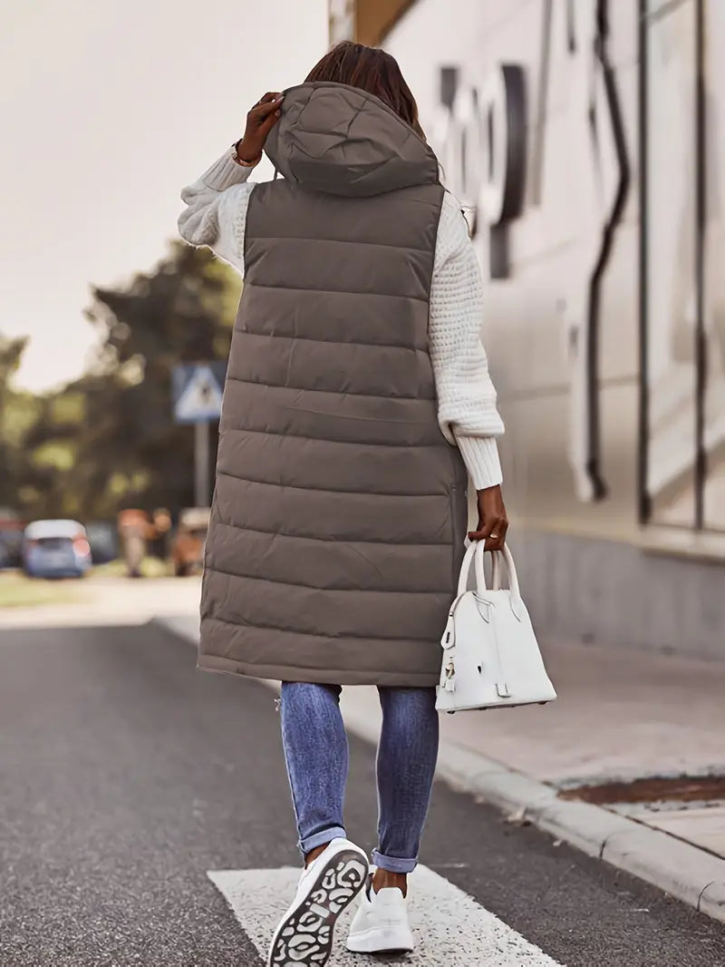 Dilara - Warme en Comfortabele lange bodywarmer