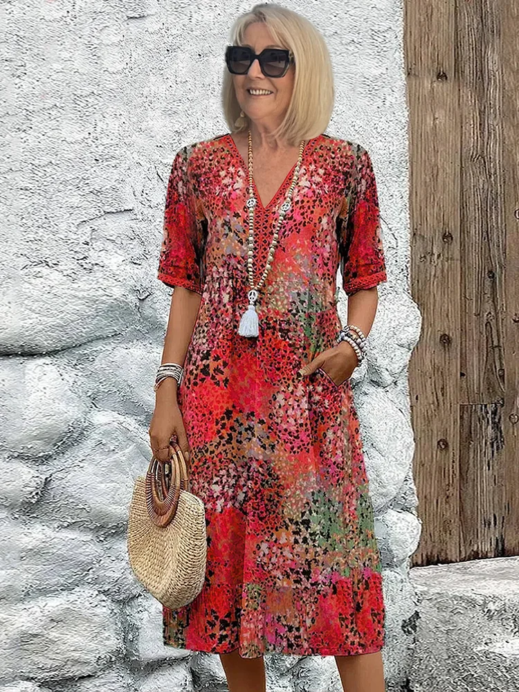 Coraline™ - Elegante en moderne midi-jurk