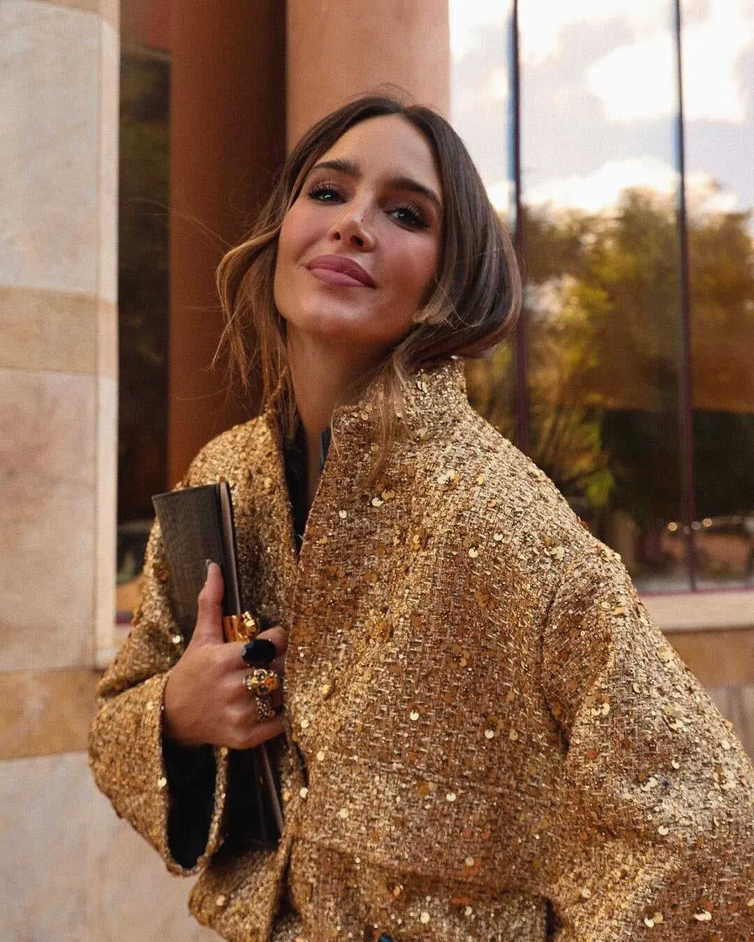 Sammie - Gouden Sequin Jacket