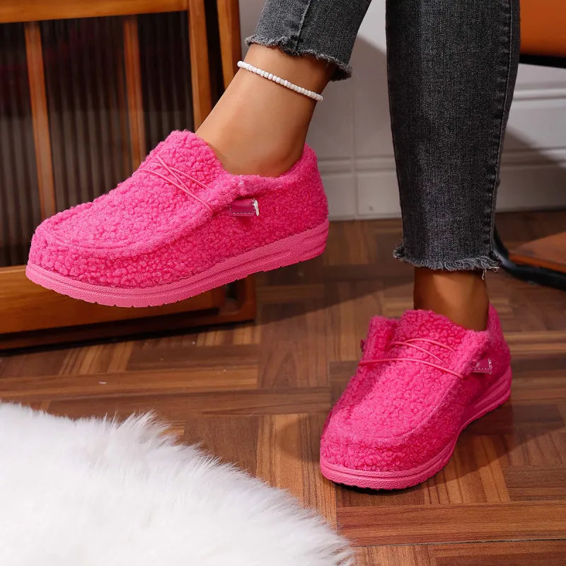 Kaelirae - Gezellige Teddy Stof Slippers