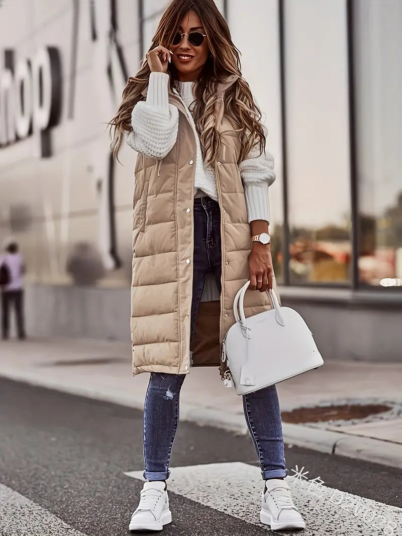 Dilara - Warme en Comfortabele lange bodywarmer