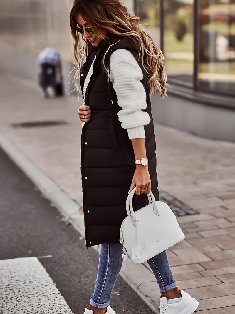 Dilara - Warme en Comfortabele lange bodywarmer