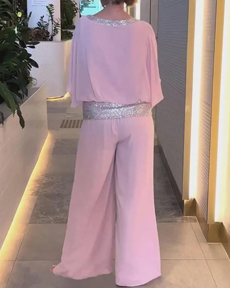 Joie™ - Elegante en moderne set met roze pailletten voor dames
