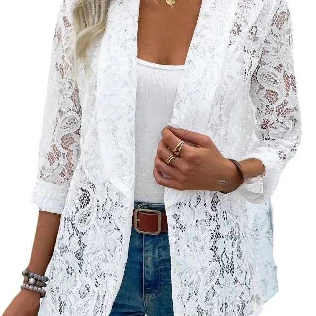 Félicie - Elegante kanten blazer