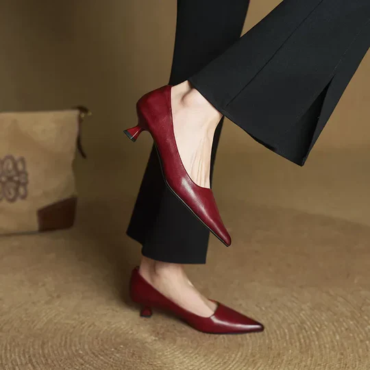 Lunessae - Elegante Leren Hakken