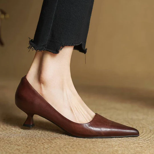 Lunessae - Elegante Leren Hakken