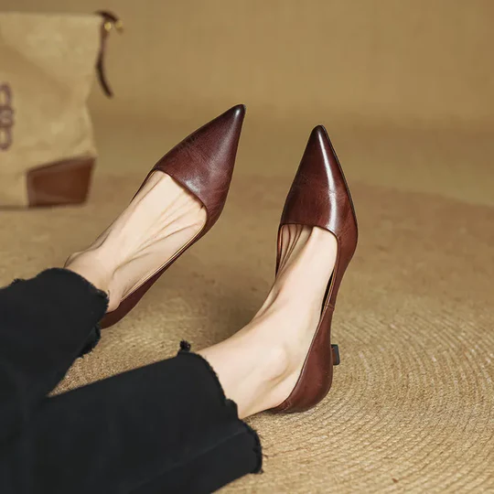 Lunessae - Elegante Leren Hakken