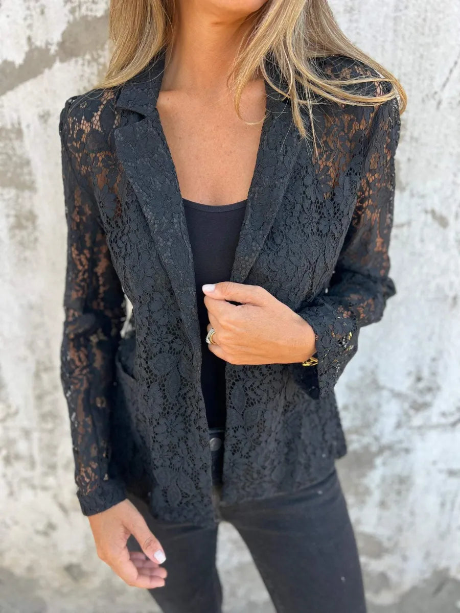 Félicie - Elegante kanten blazer
