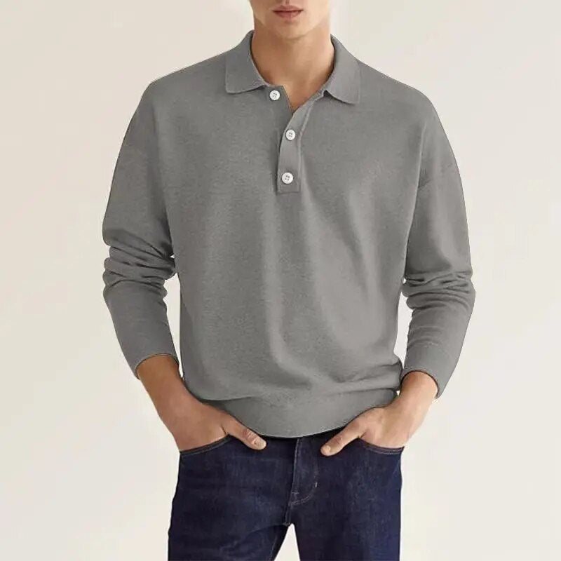 Luca - Poloshirt met lange mouwen