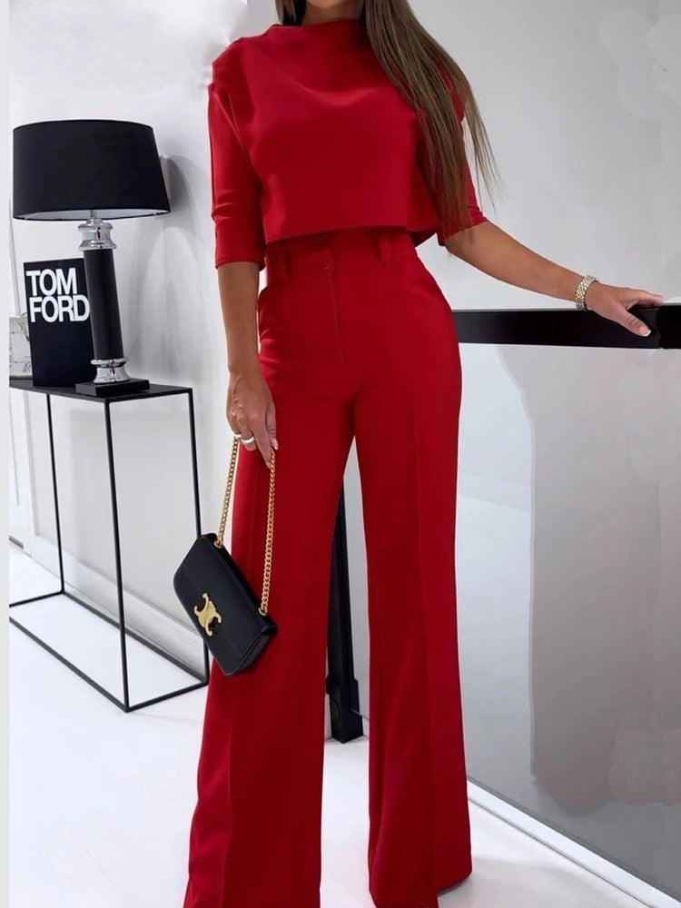 Sharon - Elegante casual top en broek