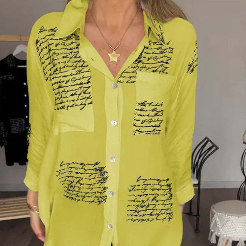 Sina™ - Elegant en veelzijdig overhemd met print