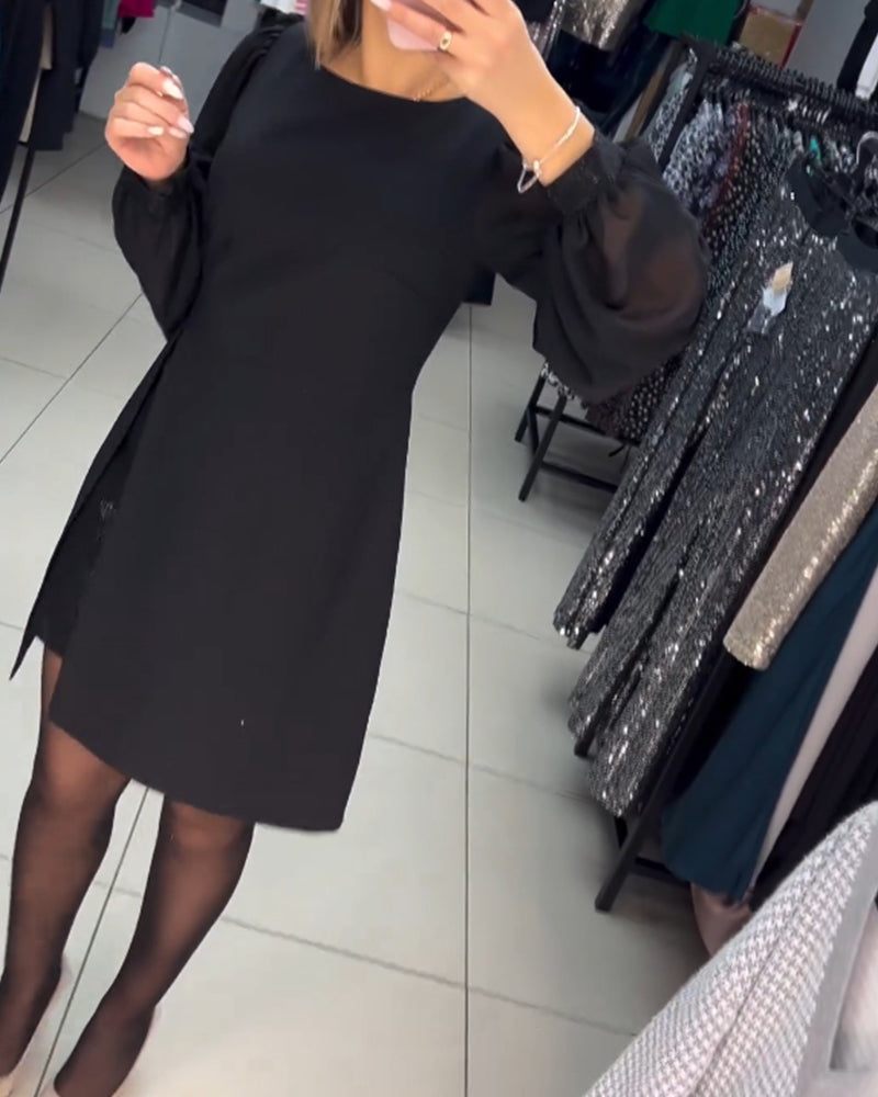 Carine™ - Elegante midi jurk met split
