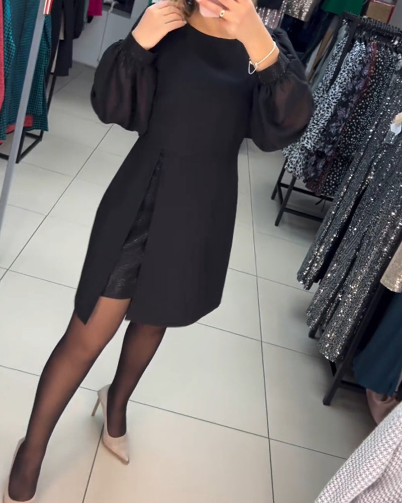 Carine™ - Elegante midi jurk met split