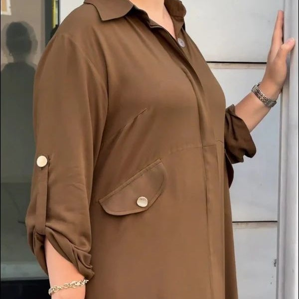 Danae™ - Effen casual 2-delige damesset