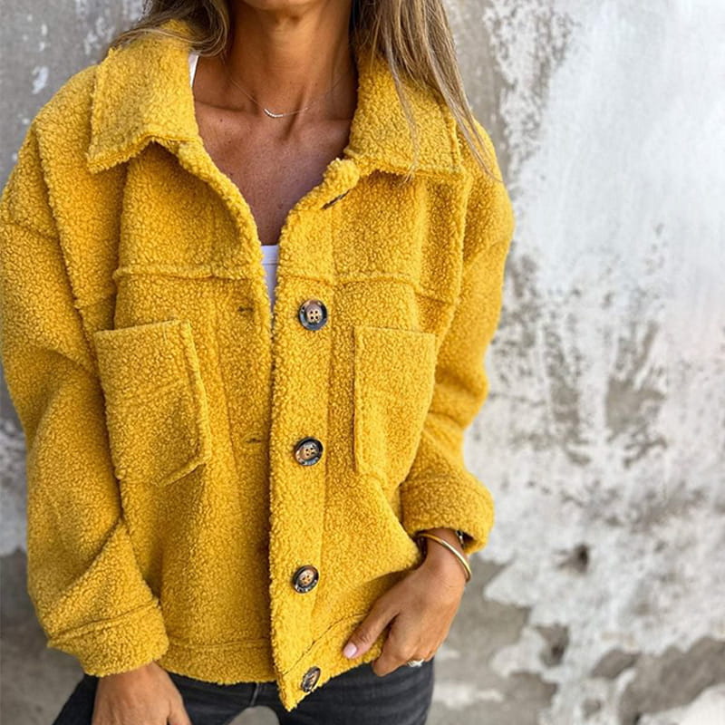Eline™ - Korte Warme Bouclé Jas