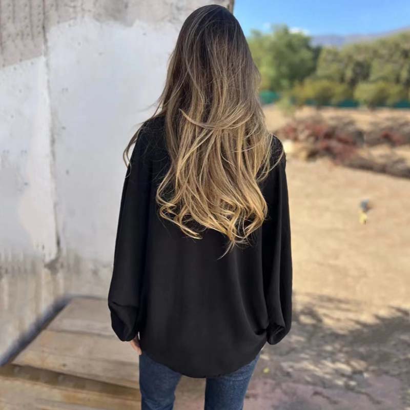Aenor™ - Elegante en Veelzijdige Blouse met Ballonmouwen